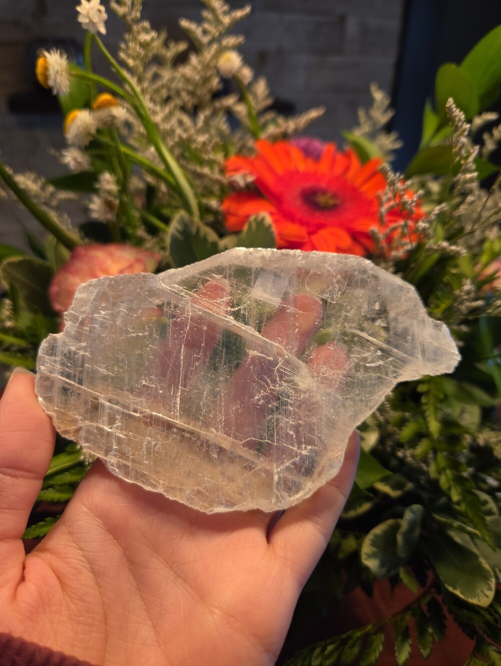 Natural Selenite Slab